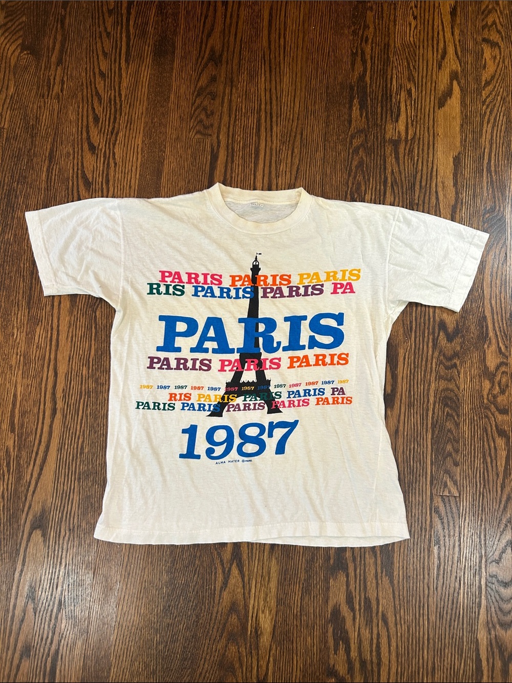 Vintage 80s Paris Eiffel Tower T-Shirt